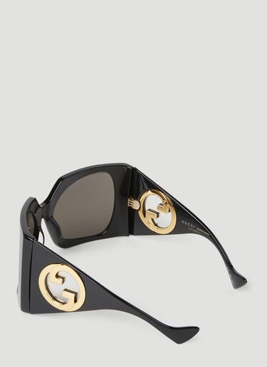GG1255S Oversized Sunglasses Gucci GG1255S Oversized Sunglasses Black guc0252131