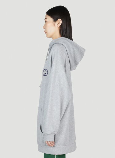 Interlocking G Oversized Hooded Sweatshirt Gucci Interlocking G Oversized Hooded Sweatshirt Grey guc0253070