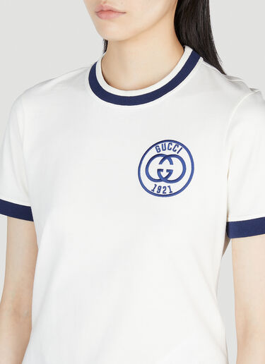 Interlocking G 1921 T-Shirt Gucci Interlocking G 1921 T-Shirt White guc0253087