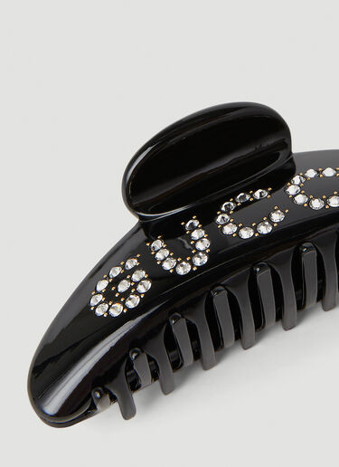 Embellished Hair Claw Gucci Embellished Hair Claw Black guc0253169