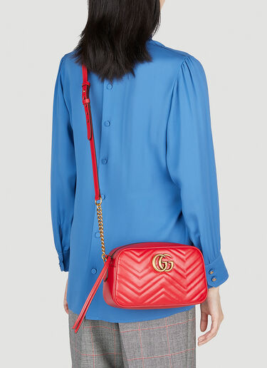 Gucci GG Marmont 单肩包 红色 guc0253187