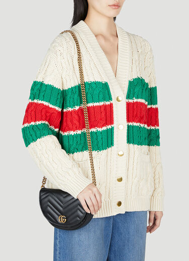 Gucci GG 마몽트 미니 숄더백 블랙 guc0253247