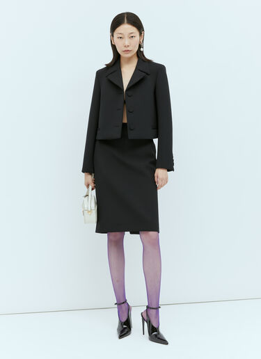Neoprene 短款西装外套 Gucci Neoprene 短款西装外套 黑色 guc0254005