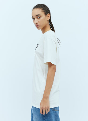 Logo Embroidery T-Shirt Gucci Logo Embroidery T-Shirt White guc0254022