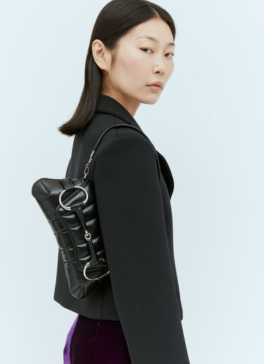 Gucci GG 홀스빗 체인 스몰 숄더백 블랙 guc0254055