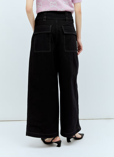 Oversize Jeans Gucci Oversize Jeans Black guc0255003
