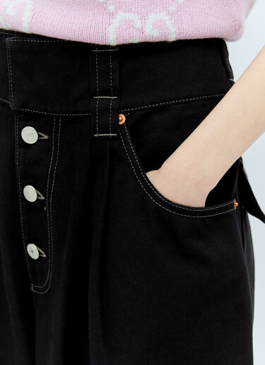 Oversize Jeans Gucci Oversize Jeans Black guc0255003