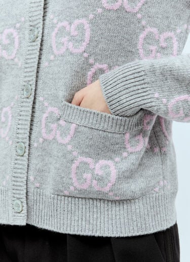 GG 울 가디건 Gucci GG 울 가디건 그레이 guc0255028