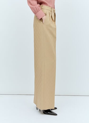 인터로킹 G 울 팬츠 Gucci 인터로킹 G 울 팬츠 베이지 guc0255038