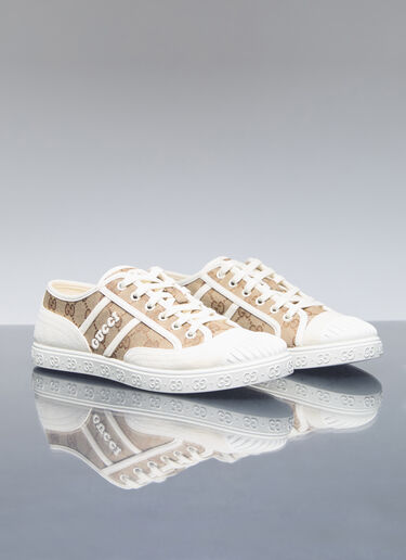 Gucci GG 帆布运动鞋 米色 guc0255093
