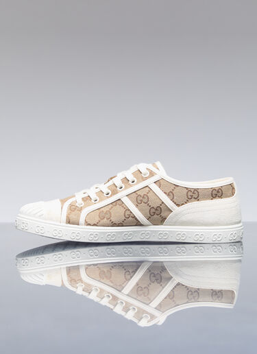 Gucci GG 帆布运动鞋 米色 guc0255093