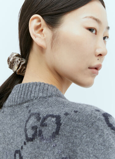 Gucci GG 真丝发圈两件套 棕色 guc0255117