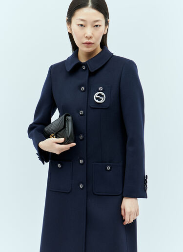 크리스털 인터로킹 G 브로치 Gucci 크리스털 인터로킹 G 브로치 실버 guc0255119