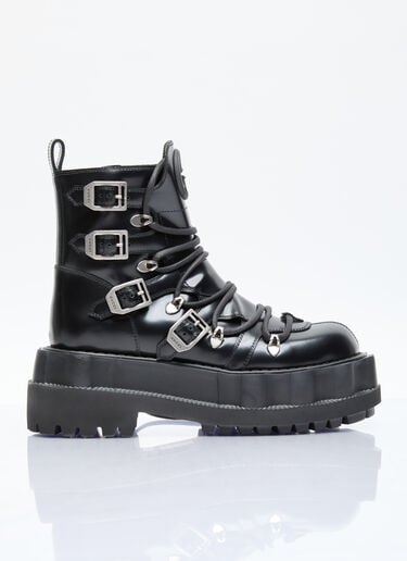 Leather Maja Boots Gucci Leather Maja Boots Black guc0255189