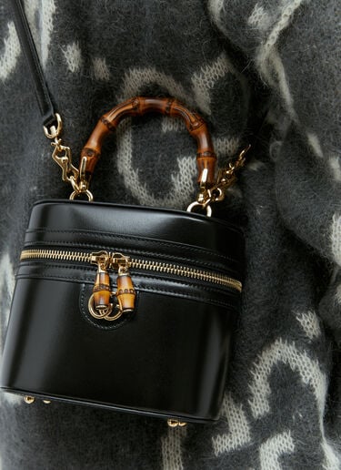 Gucci 미니 뱀부 숄더백 블랙 guc0255205
