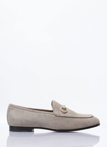 Jordaan Suede Loafers Gucci Jordaan Suede Loafers Beige guc0257056