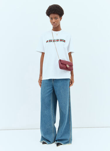 Gucci GG 마몽트 미니 백 버건디 guc0257104