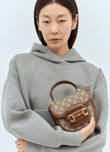 Horsebit 1955 ミニハンドバッグ Gucci Horsebit 1955 ミニハンドバッグ ブラウン guc0257137