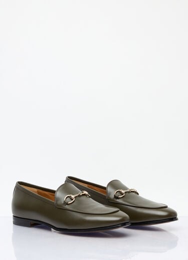 Gucci Jordaan Loafers Green guc0258014