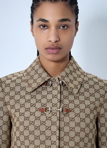 GG 캔버스 재킷 Gucci GG 캔버스 재킷 브라운 guc0259004