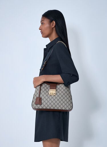 Large Padlock Shoulder Bag Gucci Large Padlock Shoulder Bag Beige guc0261003