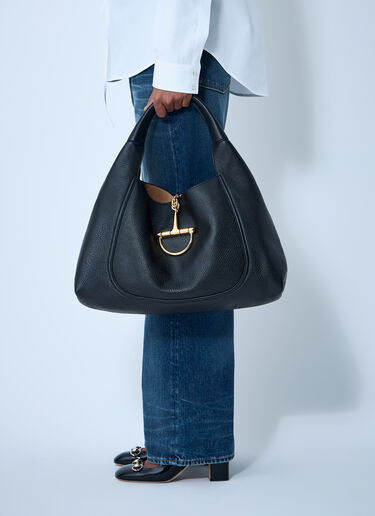 Gucci Maxi Softbit Shoulder Bag Black guc0261010