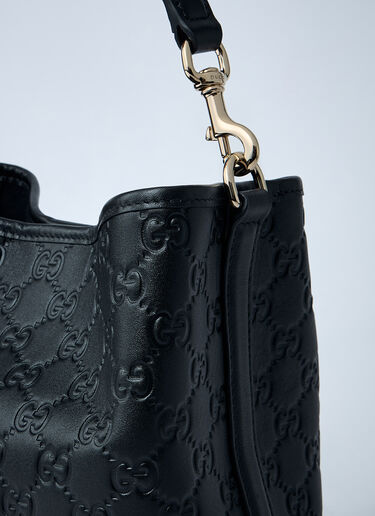 Small GG Emblem Bucket Bag Gucci Small GG Emblem Bucket Bag Black guc0261013
