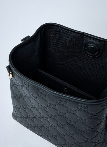 Small GG Emblem Bucket Bag Gucci Small GG Emblem Bucket Bag Black guc0261013