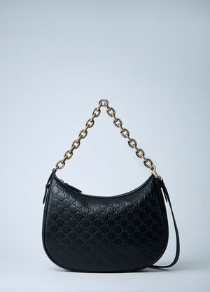 Gucci Large GG Emblem Shoulder Bag Black guc0261014