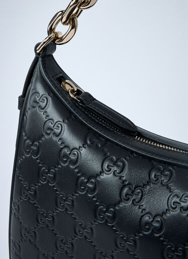 Gucci Large GG Emblem Shoulder Bag Black guc0261014