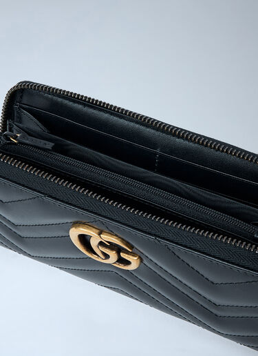Long GG Marmont Wallet Gucci Long GG Marmont Wallet Black guc0261021