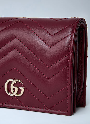 Gucci Small GG Marmont Wallet Bordeaux guc0261028