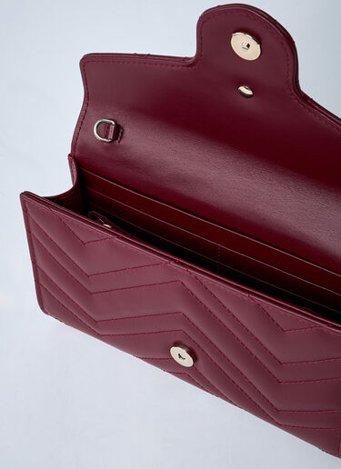 GG Marmont Wallet On Chain Gucci GG Marmont Wallet On Chain Bordeaux guc0261032