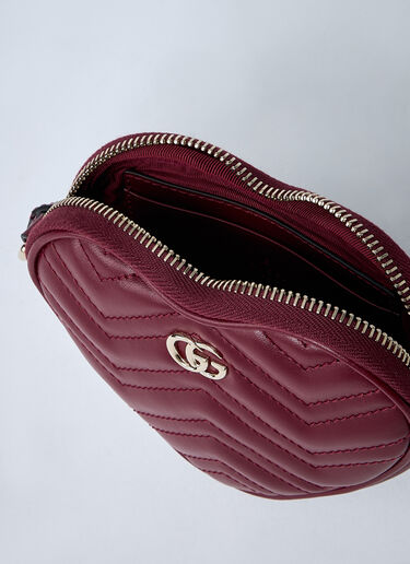 Gucci Mini GG Marmont Crossbody Bag Bordeaux guc0261034
