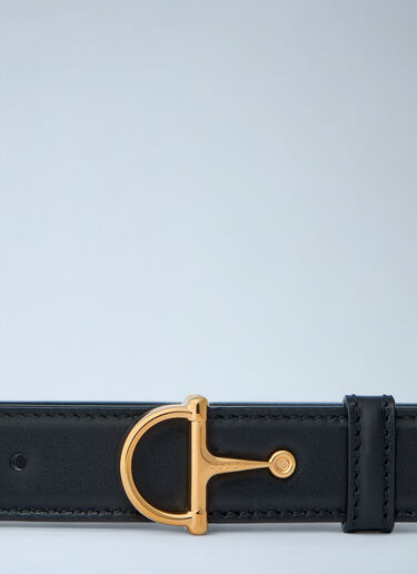 Horsebit Leather Belt Gucci Horsebit Leather Belt Black guc0261038