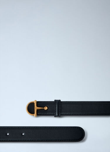 Gucci Horsebit Leather Belt Black guc0261038