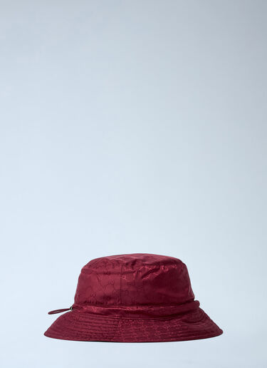 Logo Motif Bucket Hat Gucci Logo Motif Bucket Hat Red guc0261047