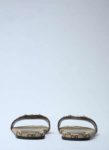 Gucci Horsebit Slides Beige guc0261060