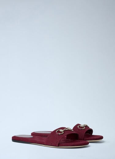 Horsebit Slides Gucci Horsebit Slides Red guc0261061