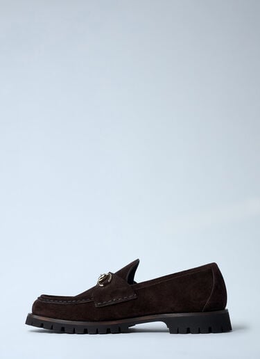 Gucci Horsebit Suede Loafters Black guc0261068