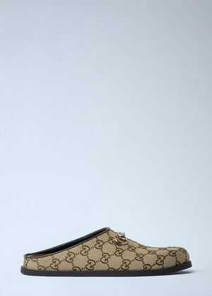 Gucci Canvas GG Mules Beige guc0261070