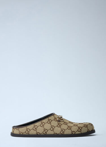 Canvas GG Mules Gucci Canvas GG Mules Beige guc0261070
