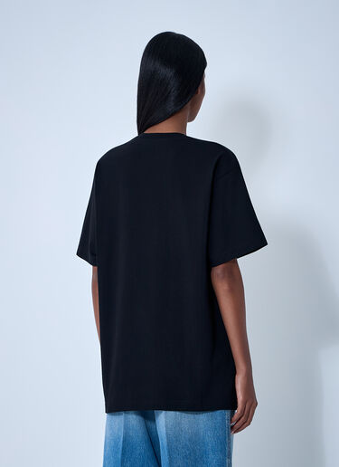 Logo Motif T-Shirt Gucci Logo Motif T-Shirt Black guc0261091