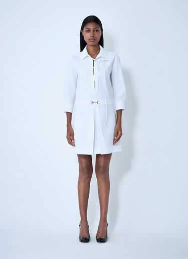 Cotton Poplin Shirt With Horsebit Hardware Gucci Cotton Poplin Shirt With Horsebit Hardware White guc0261102