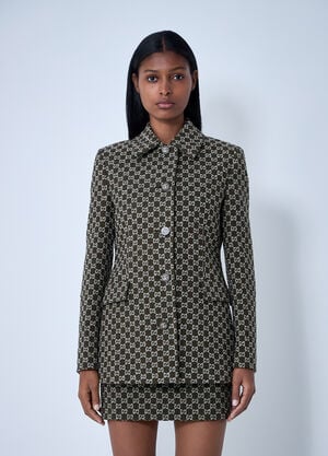 Gucci GG Bouclé Jacket Green guc0261104