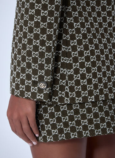 Gucci GG Bouclé Jacket Green guc0261104