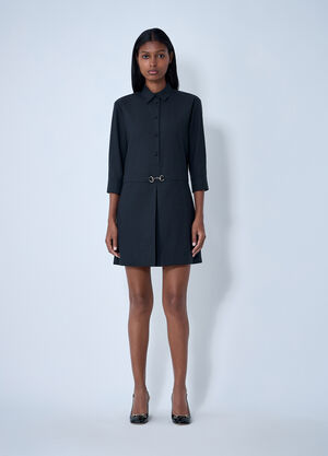 Gucci Wool Mini Dress Grey guc0261107