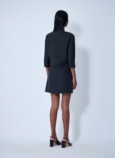 Gucci Wool Mini Dress Grey guc0261107