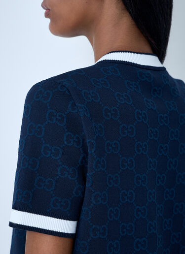 GG Jacquard Top Gucci GG Jacquard Top Navy guc0261109