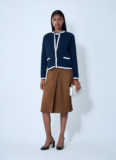 Gucci GG Fine Cotton Cardigan Navy guc0261110